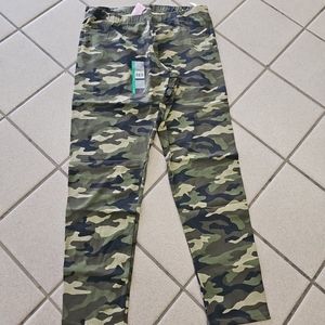 NWT Juniors Sz XL(15-17) NOBO No Boundaries Green Camouflage Camo Ankle Leggings